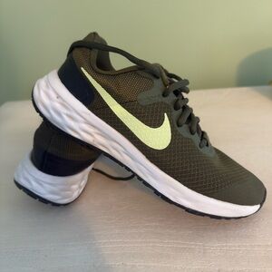 Nike Kids Olive Green Sneakers